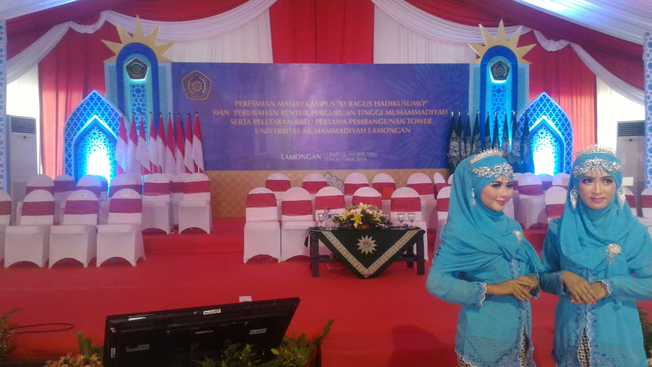 Peresmian masjid kampus Ki Bagus Hadikusumo Universitas Muhammadiyah Lamongan sewa ac harian atau bulanan di surabaya